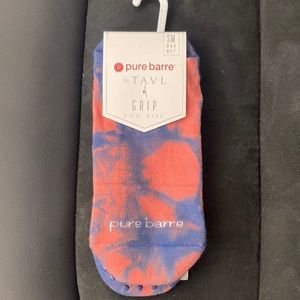 Pure barre by Tavi - grip low rise coral sky tie dye